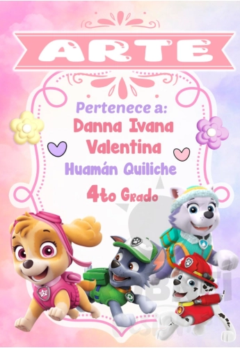 Paw Patrol Girl Sky Caratula 05